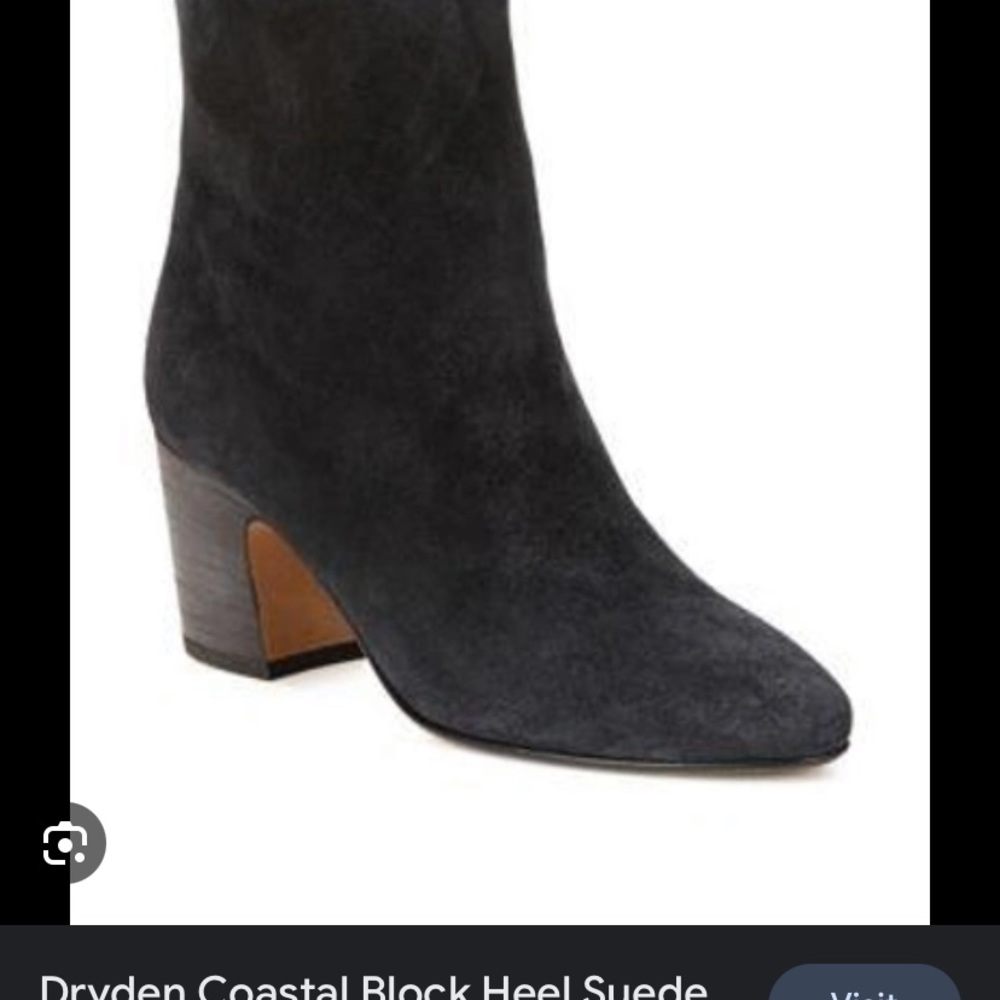 Dryden Block Heel Suede Booties - Picture 3 of 9